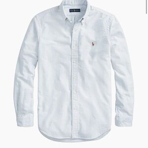 Men's Blue Striped Shirt